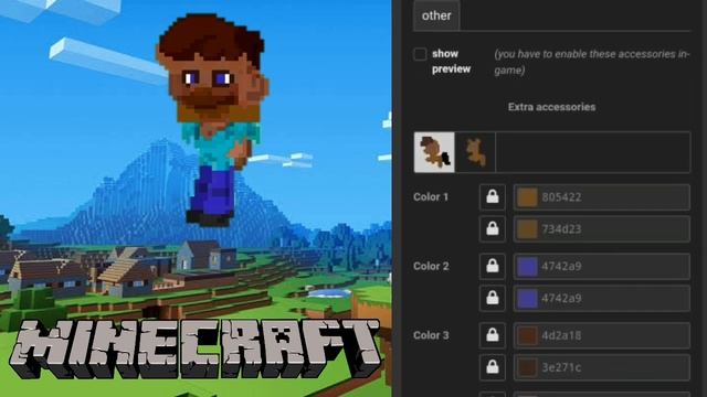 MINECRAFT STEVE/ Epic Pony town skin tutorial смотреть онлайн
