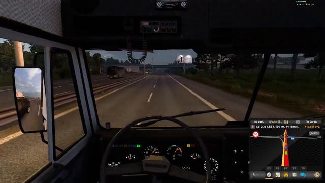 катаю Euro Truck Simulator 2 с модами смотреть онлайн