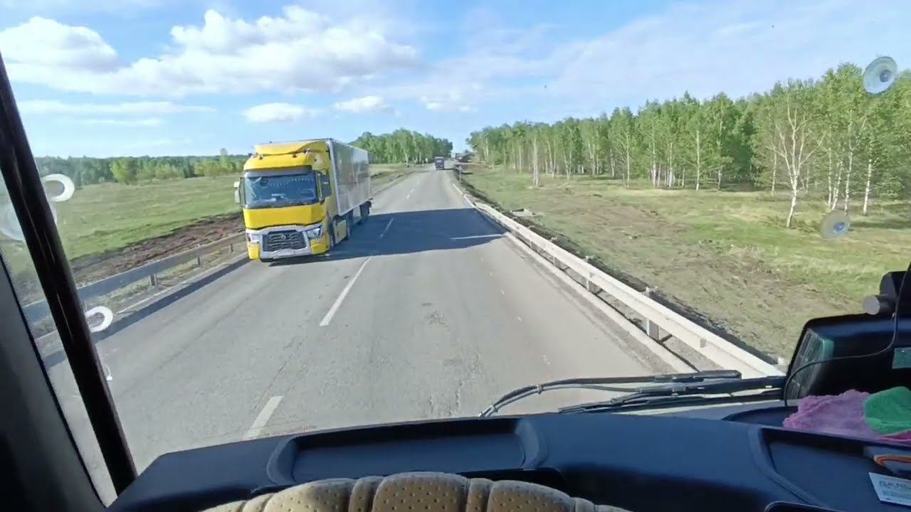 Заехал домой. Разбитые дороги на трассе М5. Набрал водички. Выгрузка в Липецке.Работа Деловые линии смотреть онлайн