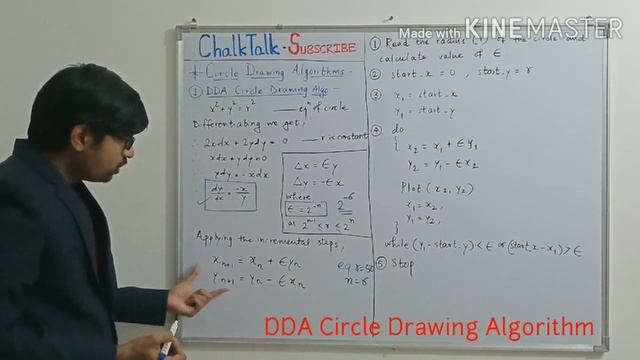 DDA Circle Drawing Algorithm смотреть онлайн