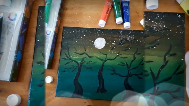 #Art#Acrylic painting )) Картина акрилом смотреть онлайн