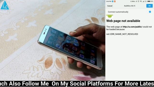 Railway Wifi Not Connect ? || nett::ERR_Name_NOT_RESOLVED смотреть онлайн