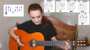 ??Как играть ПРОГУЛКИ ПО ВОДЕ ??- НАУТИЛУС ПОМПИЛИУС на гитаре?! Разбор: ?аккорды, бой?!