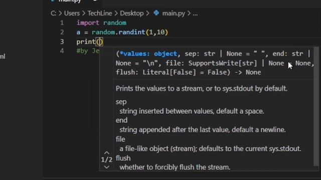 randomizer of numbers between 1 and 10 with python смотреть онлайн