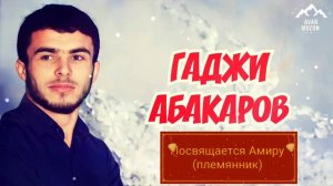 Гаджи Абакаров "Посвящается Амиру"