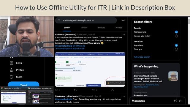 Something Went Wrong Please Try Again Income Tax Return Portal Update 2022 смотреть онлайн