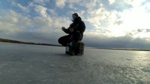 Ловля плотвы на Рыбинке. Плотва по последнему льду на безмотылку и мотыля. Рыбинка раздает.