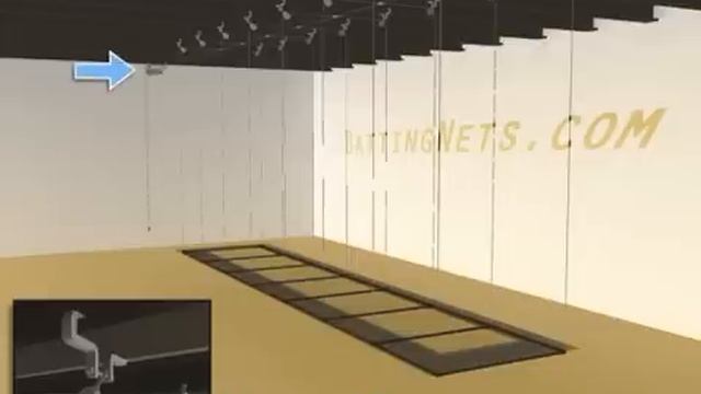 Retractable Batting Cage Kit (Indoor Electric Batting Cages / AirCage 1.0) смотреть онлайн