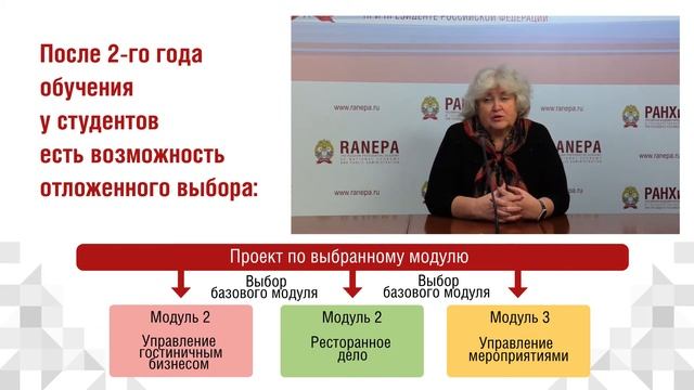 Презентация программы многопрофильного бакалавриата ИОМ РАНХиГС «Гостеприимство» смотреть онлайн