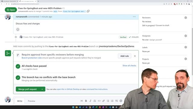 GitHub: DevSecOps: Part 10/12: Branch Protection and Pull Requests смотреть онлайн