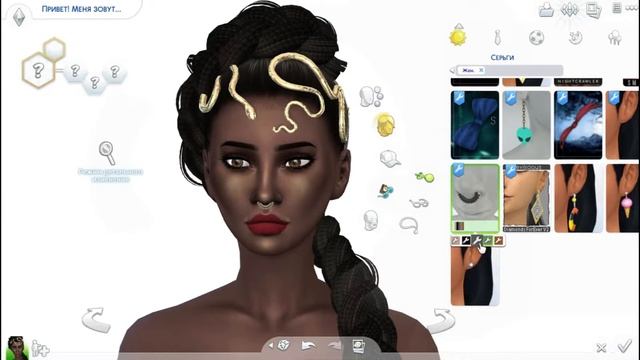 The Sims 4 | Create A Sim | Африканская Богиня смотреть онлайн