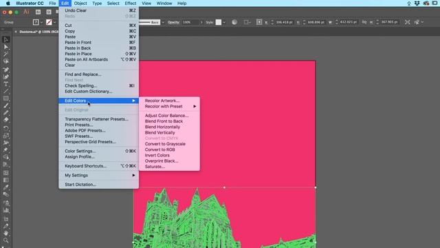 How to create a Duotone image effect - Illustrator Advanced Training [24/53] смотреть онлайн