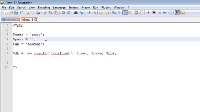 Connect to MySQL with PHP in XAMPP / Create a new database смотреть онлайн