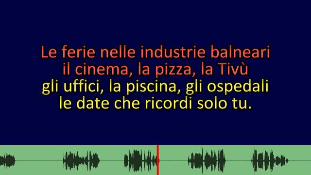 SCOPPIO UN SORRISO Pierangelo Bertoli KARAOKE смотреть онлайн
