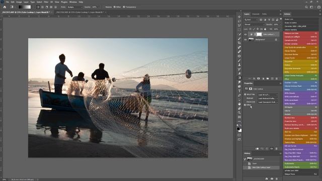 Color Lookup no Photoshop смотреть онлайн