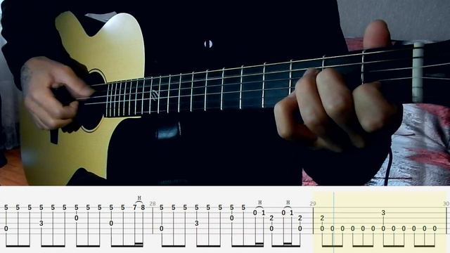 Guitar Tab - TES V Skyrim - Dragonborn Comes / Main Theme