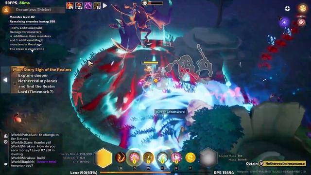 Torchlight Infinite CwC Icy Ring Thea, quick map. смотреть онлайн