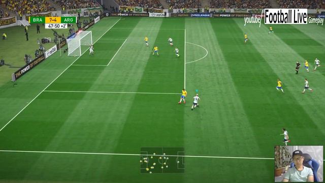 BRAZIL VS ARGENTINA | Full Match & Amazing Goals | PES 2019 Gameplay PC смотреть онлайн