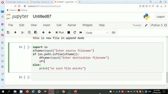 #filehandling#python 59. Program for Copy of contents of one file into another file смотреть онлайн