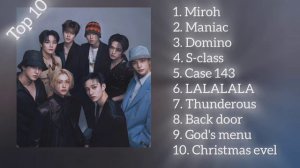 STRAY KIDS—TOP 10 BEST SONGS PLAYLIST (2024) #straykids