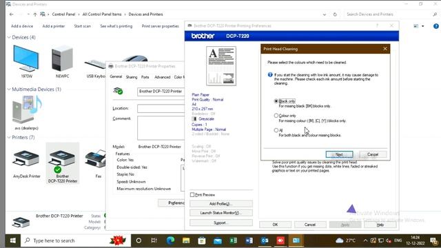 brother dcp-t220 printer blank paper | solved смотреть онлайн