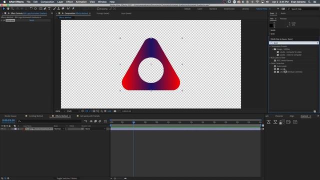 Анимация градиента в After Effects