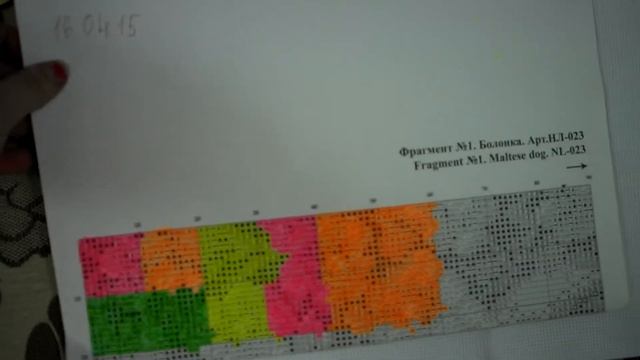 Вышивка крестом: "Болонка". Отчет №1. Золотое Руно смотреть онлайн