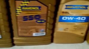 Обзор вязкостей масел Ravenol