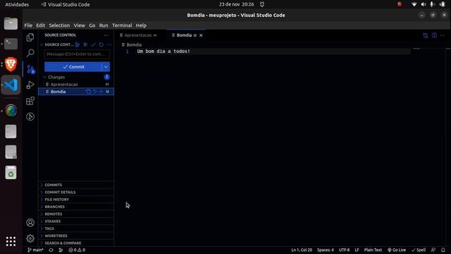 Capacitação de Git - Gitlab, Prompt e VScode смотреть онлайн