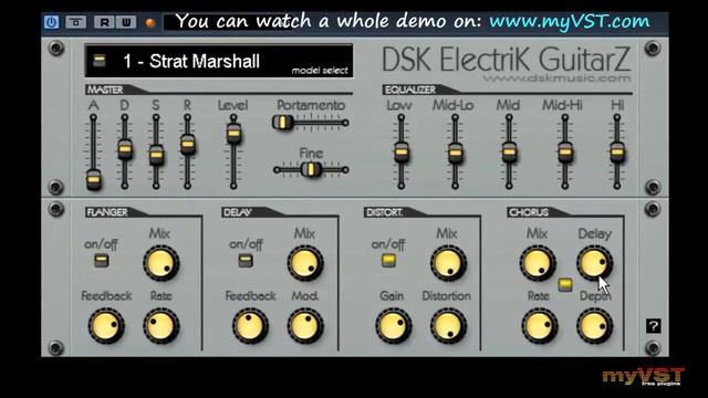 DSK ElectriK GuitarZ - Free VST - MyVST Demo