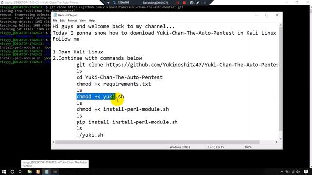 How to Install Yuki-Chan-The-Auto-Pentest in Kali Linux [1080p] смотреть онлайн