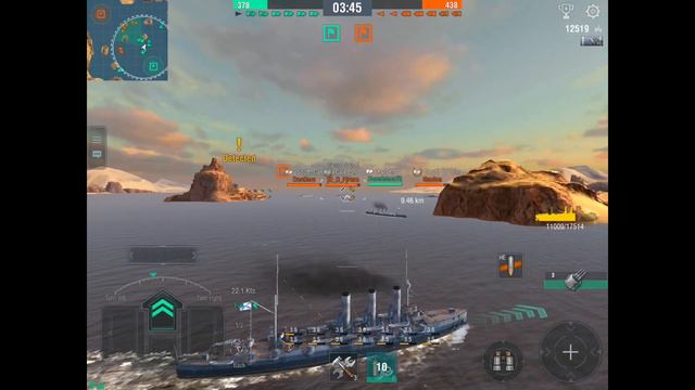 World of Warships Blitz - Aurora jest ok :D смотреть онлайн
