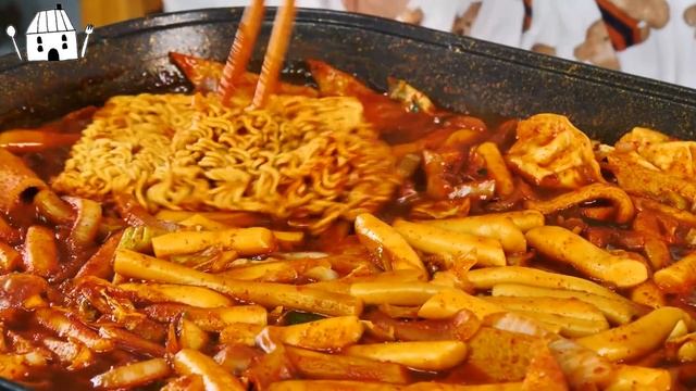 ASMR MUKBANG| 직접 만든 즉석 떡볶이 핫도그 튀김 먹방 & 레시피 FRIED CHICKEN AND Tteokbokki EATING