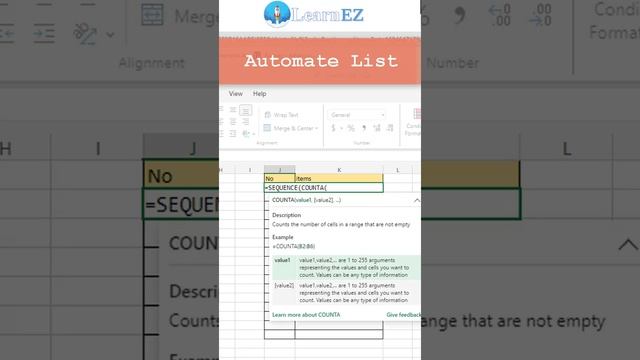 Automate List #exceltips #excel #exceltricks #learning #learnexcel #exceltutorial #microsoft смотреть онлайн
