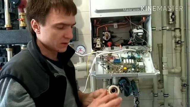 Течь котла Protherm Panthera,  устранение