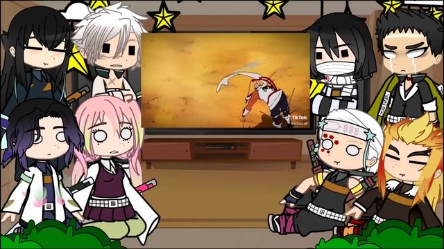 Hashiras React to Tomioka as Sasuke || Tiktok || Gacha react смотреть онлайн