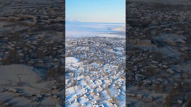Зимний Айдаркен (Хайдаркан) с квадрокоптера, декабрь 2022 смотреть онлайн