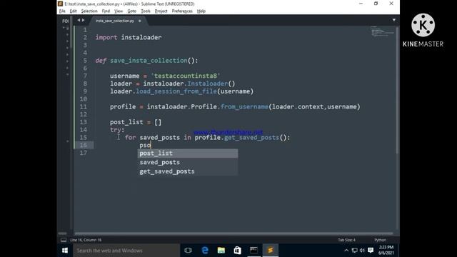 Download posts from instagram using python and instaloader. смотреть онлайн