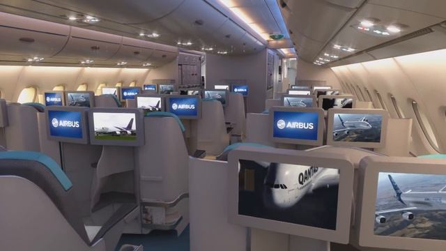 Inside the A380's cabin смотреть онлайн