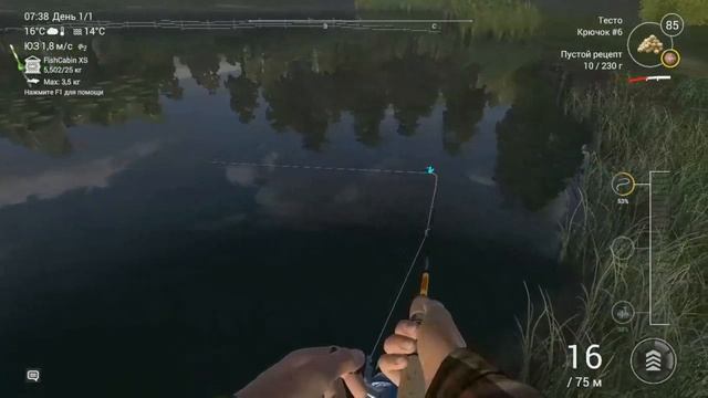 Fishing Planet фарм на фидер на пруду Лесни Вила в Чехии