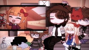 Past Aftons react to Elizabeth Afton // gacha // not canon // FnaF