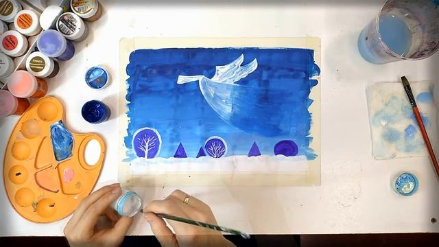 Рисунок к Рождеству смотреть онлайн