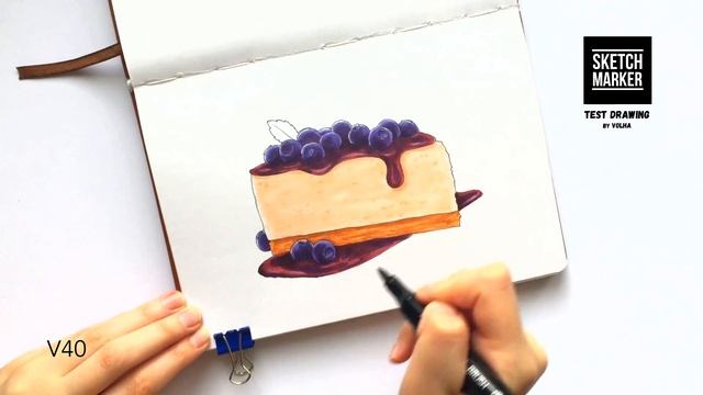 Sketchmarker test drawing #1 / Тестирую маркеры Sketchmarker смотреть онлайн