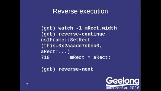 Record and replay debugging with "rr" смотреть онлайн