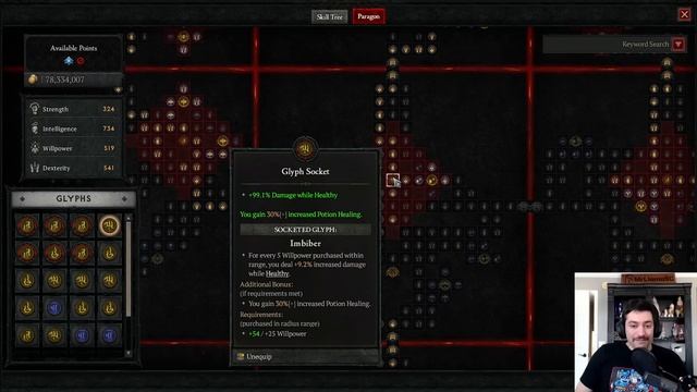 Diablo 4 - How GLYPHS Work and why you want them (Plus some Paragon Board) смотреть онлайн