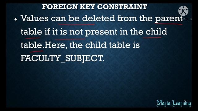 Lecture 115- Foreign key Constraint in SQL with implementation in Tamil смотреть онлайн