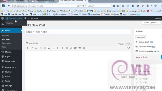 What is post and how to create post in wordpress English-10-vlr training смотреть онлайн