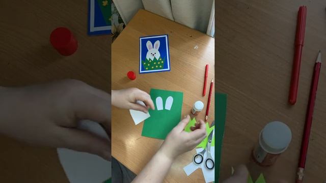 Аппликация « Зайка» смотреть онлайн