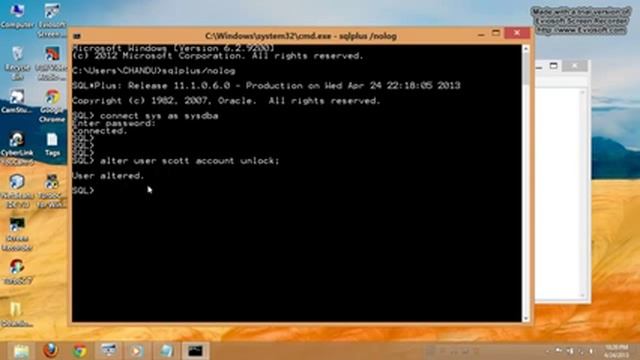Oracle username and password unlocking смотреть онлайн