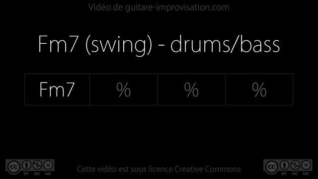Fm7 (jazz/swing) 130 bpm : Backing Track (bass/drums) смотреть онлайн